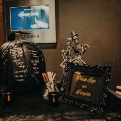 tiffany.halloween.goth .wedding.atlanta.photography 9994 - This Atlanta goth chic wedding had a headpiece to die for This Atlanta gothic wedding had a headpiece to die for