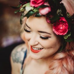 367A0439 - Blueberries & strawberry pink hair at this berry sweet handmade wedding in Arkansas Blueberries & strawberry pink hair at this berry sweet handmade wedding in Arkansas
