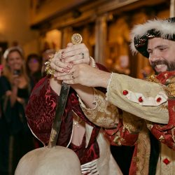 59 Barclay Villa Wedding Photos NC Michelle Gunton Photography - A costumed royal Renaissance affair with a sword in the stone cake(!) A costumed royal Renaissance affair with a sword in the stone cake(!)
