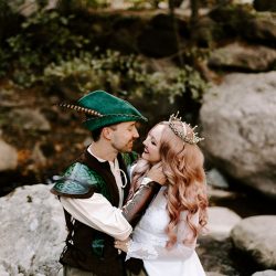 Mawwiage in tights: a Princess Bride meets Robin Hood: Men in Tights wedding
