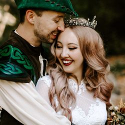 Mawwiage in tights: a Princess Bride meets Robin Hood: Men in Tights wedding