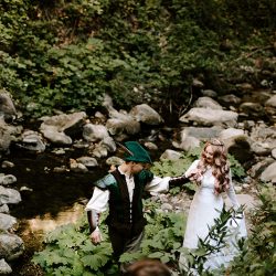 Mawwiage in tights: a Princess Bride meets Robin Hood: Men in Tights wedding