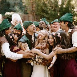 Mawwiage in tights: a Princess Bride meets Robin Hood: Men in Tights wedding