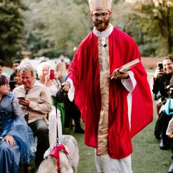 Mawwiage in tights: a Princess Bride meets Robin Hood: Men in Tights wedding