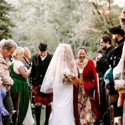 Mawwiage in tights: a Princess Bride meets Robin Hood: Men in Tights wedding