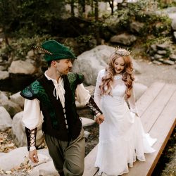 Mawwiage in tights: a Princess Bride meets Robin Hood: Men in Tights wedding