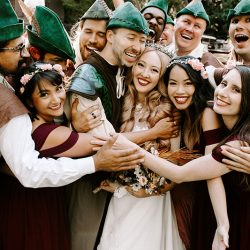 Mawwiage in tights: a Princess Bride meets Robin Hood: Men in Tights wedding