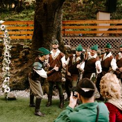 Mawwiage in tights: a Princess Bride meets Robin Hood: Men in Tights wedding