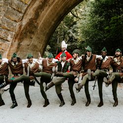 Mawwiage in tights: a Princess Bride meets Robin Hood: Men in Tights wedding