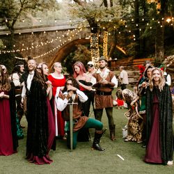 Mawwiage in tights: a Princess Bride meets Robin Hood: Men in Tights wedding