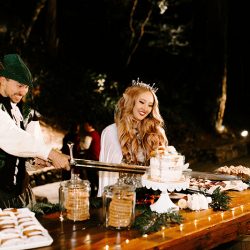 Mawwiage in tights: a Princess Bride meets Robin Hood: Men in Tights wedding
