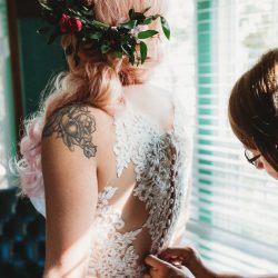 FM8A5545 - Blueberries & strawberry pink hair at this berry sweet handmade wedding in Arkansas Blueberries & strawberry pink hair at this berry sweet handmade wedding in Arkansas