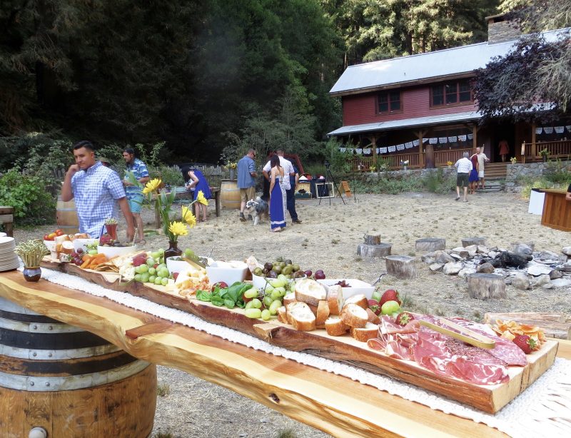 A magical handmade music fest-style wedding in the redwoods