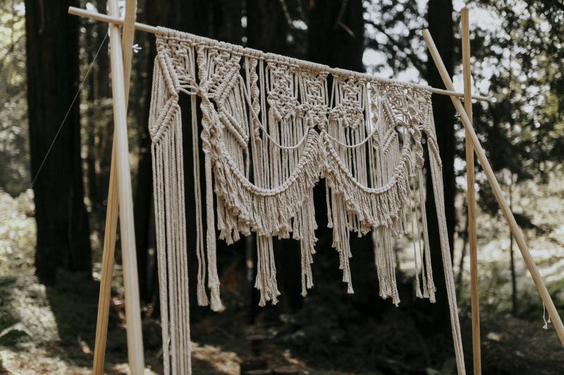 A magical handmade music fest-style wedding in the redwoods