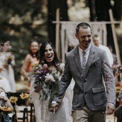 JaxCody 249 - Handmade boho wedding in the redwoods A magical handmade music fest-style wedding in the redwoods