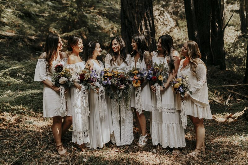 Handmade boho wedding in the redwoods • Offbeat Wed (was Offbeat Bride)