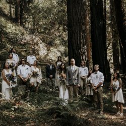 JaxCody 326 - Handmade boho wedding in the redwoods A magical handmade music fest-style wedding in the redwoods