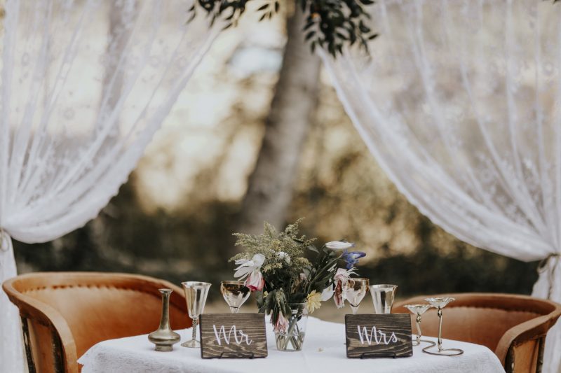 A magical handmade music fest-style wedding in the redwoods