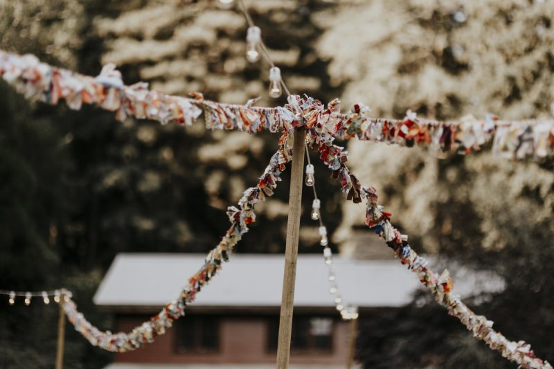 A magical handmade music fest-style wedding in the redwoods