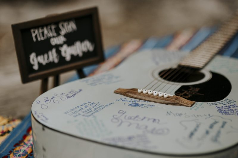 A magical handmade music fest-style wedding in the redwoods