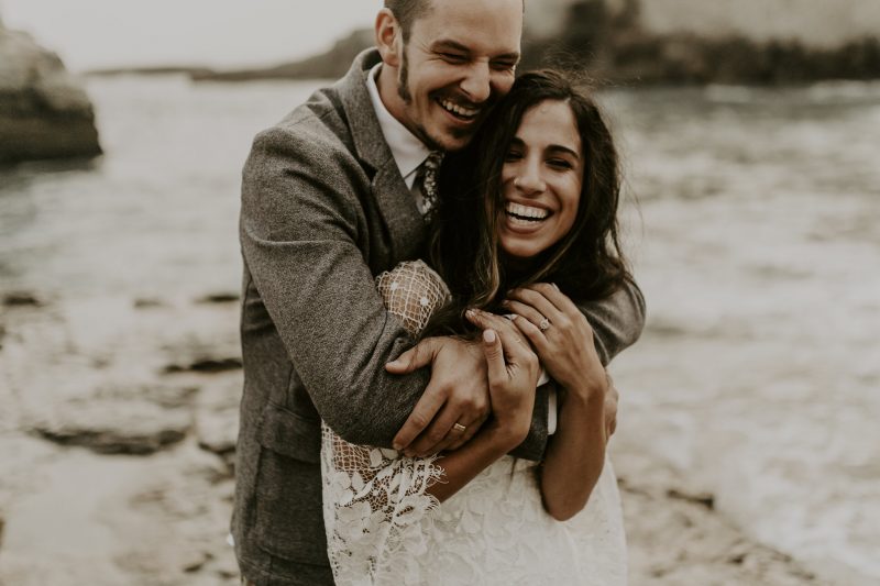 A magical handmade music fest-style wedding in the redwoods