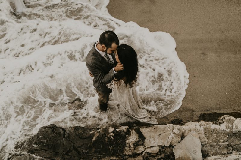 A magical handmade music fest-style wedding in the redwoods