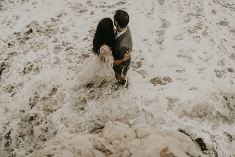 A magical handmade music fest-style wedding in the redwoods