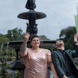 Kate Alison Photography Central Park Elopement Natty Morgan 129 - A queer sequined Monday morning microwedding with a monster milkshake A queer sequined Monday morning microwedding with a monster milkshake