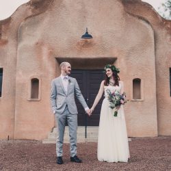 Kovarik CormierJr MikeOlbinskiPhotography ThomasKendraFinal0801 big - A fab desert New Year's Eve wedding A chapel in Tuscon & playing their own reception: a fab desert New Year's Eve wedding