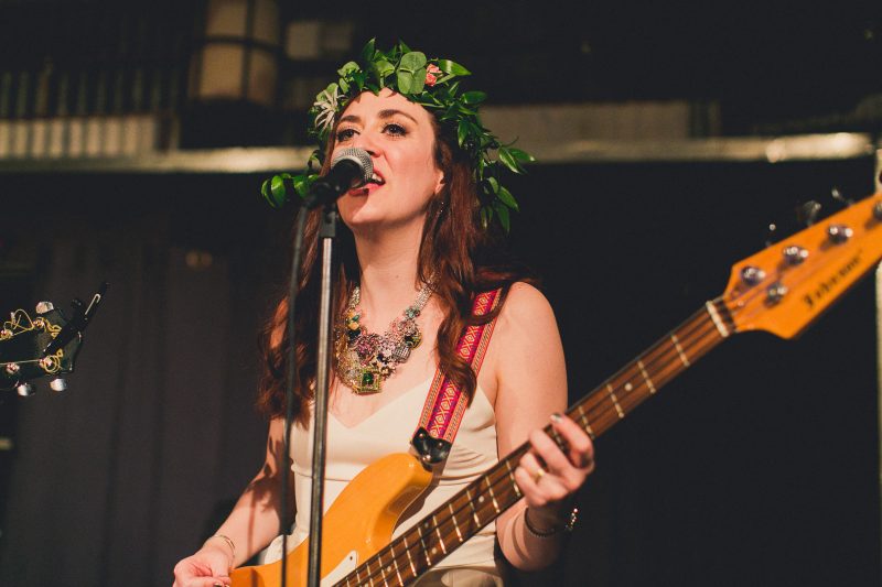 A chapel in Tuscon & playing their own reception: a fab desert New Year's Eve wedding
