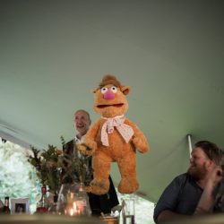 OBB 039 - This outdoor carousel wedding had rainbow decor and a doggy bridesmaid This outdoor carousel wedding had rainbow decor and a doggy bridesmaid