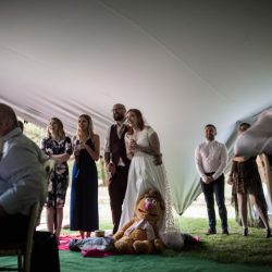 OBB 040 - This outdoor carousel wedding had rainbow decor and a doggy bridesmaid This outdoor carousel wedding had rainbow decor and a doggy bridesmaid