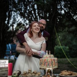 OBB 045 - This outdoor carousel wedding had rainbow decor and a doggy bridesmaid This outdoor carousel wedding had rainbow decor and a doggy bridesmaid