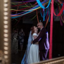 OBB 047 - This outdoor carousel wedding had rainbow decor and a doggy bridesmaid This outdoor carousel wedding had rainbow decor and a doggy bridesmaid