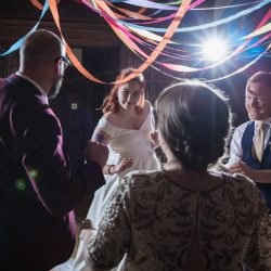 OBB 048 - This outdoor carousel wedding had rainbow decor and a doggy bridesmaid This outdoor carousel wedding had rainbow decor and a doggy bridesmaid