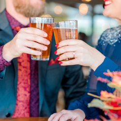Grab a microbrew for this casual fall brewery wedding