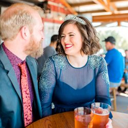 Grab a microbrew for this casual fall brewery wedding