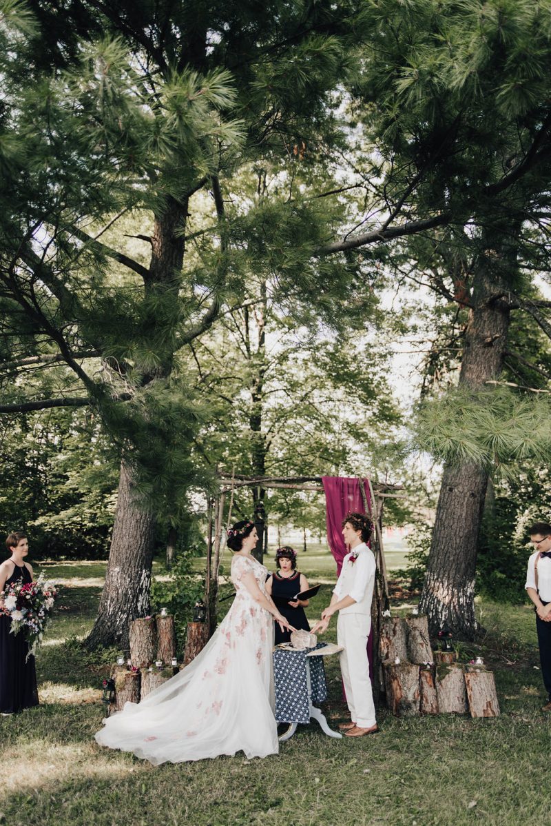 A Midsummer night's dream meets Alice in Wonderland fantasy wedding
