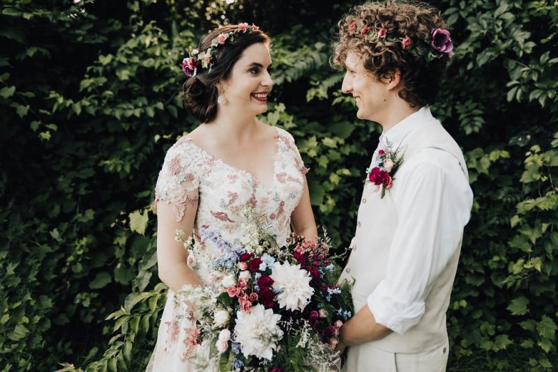 A Midsummer night's dream meets Alice in Wonderland fantasy wedding