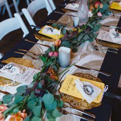 1R8A8234 - This creative & edgy wedding combined ultra glam with street art and ring tattoos This edgy Chicago wedding combined ultra glam with street art and ring tattoos