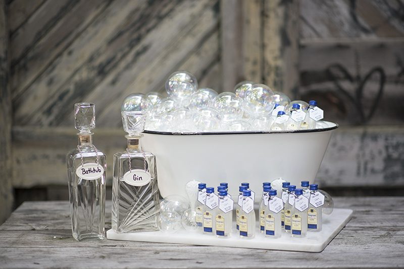 Industrial chic vibes at this vintage-inspired two-groom wedding inspiration