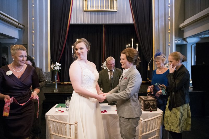 This Irish theatre wedding was Art Deco meets '80s dance party meets musical theater
