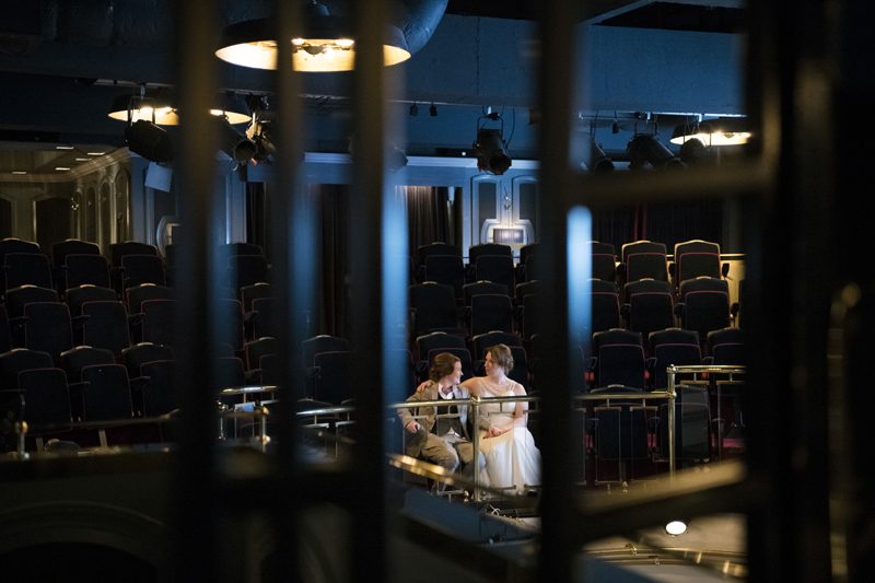 This Irish theatre wedding was Art Deco meets '80s dance party meets musical theater