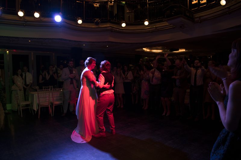 This Irish theatre wedding was Art Deco meets '80s dance party meets musical theater