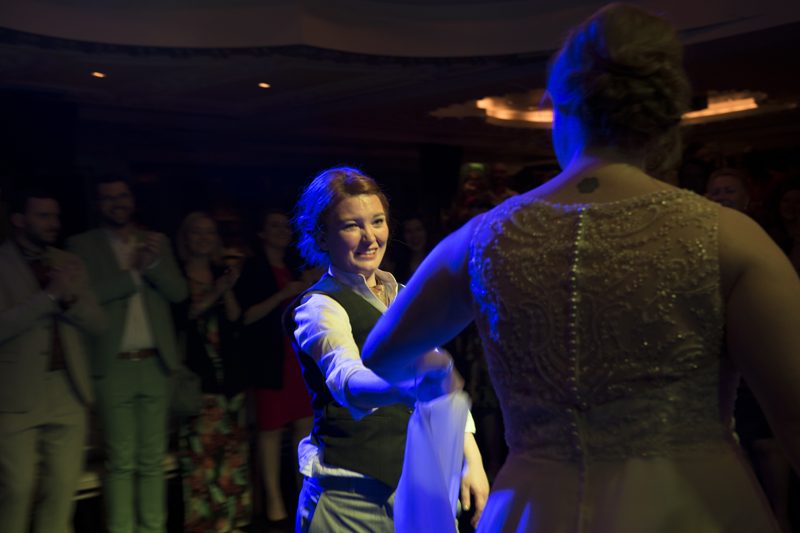 This Irish theatre wedding was Art Deco meets '80s dance party meets musical theater