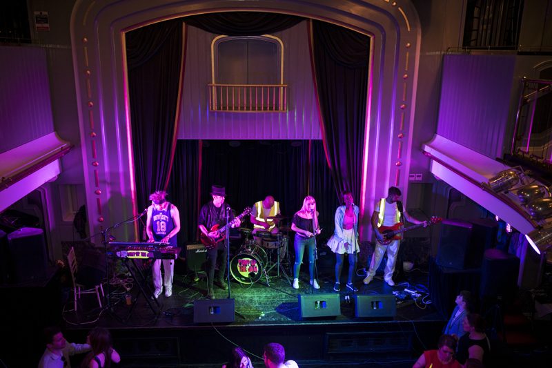 This Irish theatre wedding was Art Deco meets '80s dance party meets musical theater