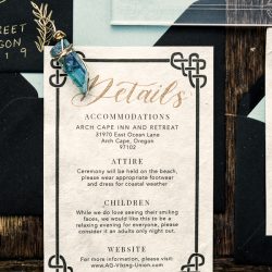 This viking elopement inspiration is all about untamed beauty on the coast