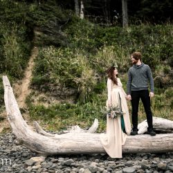 This viking elopement inspiration is all about untamed beauty on the coast