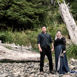This viking elopement inspiration is all about untamed beauty on the coast