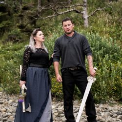This viking elopement inspiration is all about untamed beauty on the coast